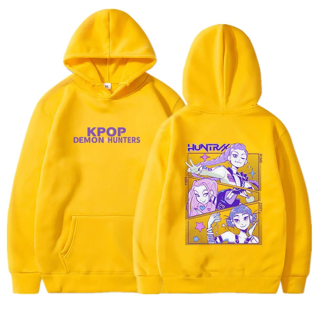 Kpop Demon Hunters Hoodie- Name and Graphic Print