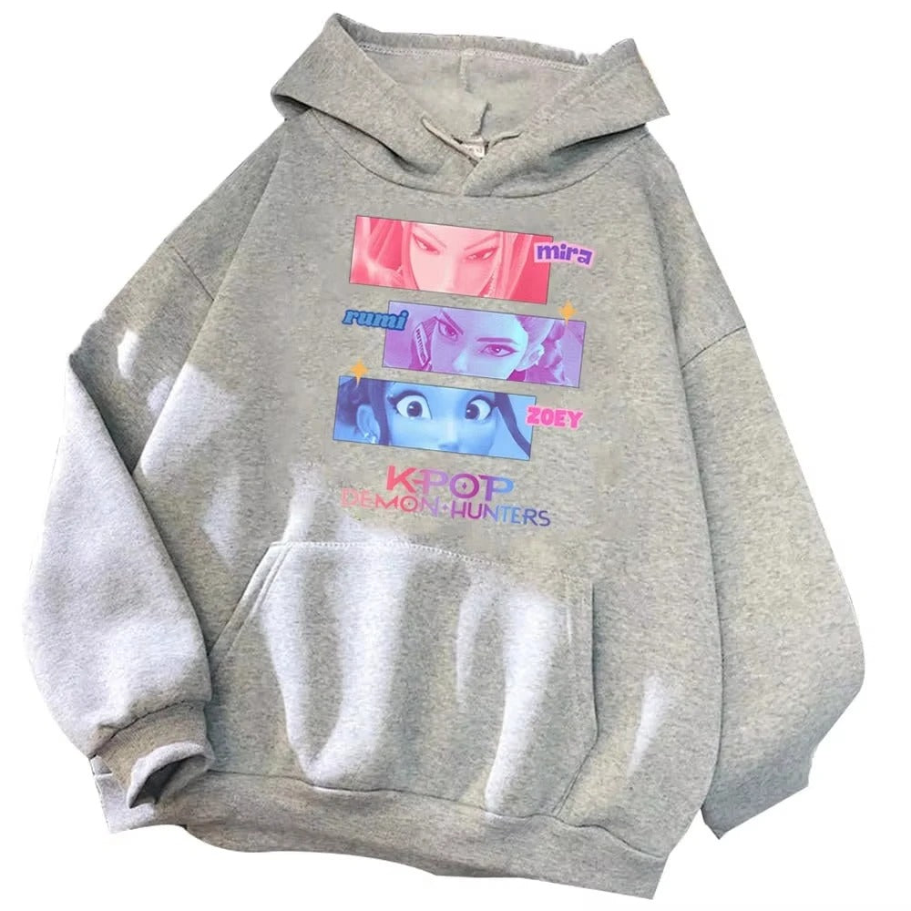 KPop Demon Hunter Hoodie – Mira Rumi Zoey Fan Merch