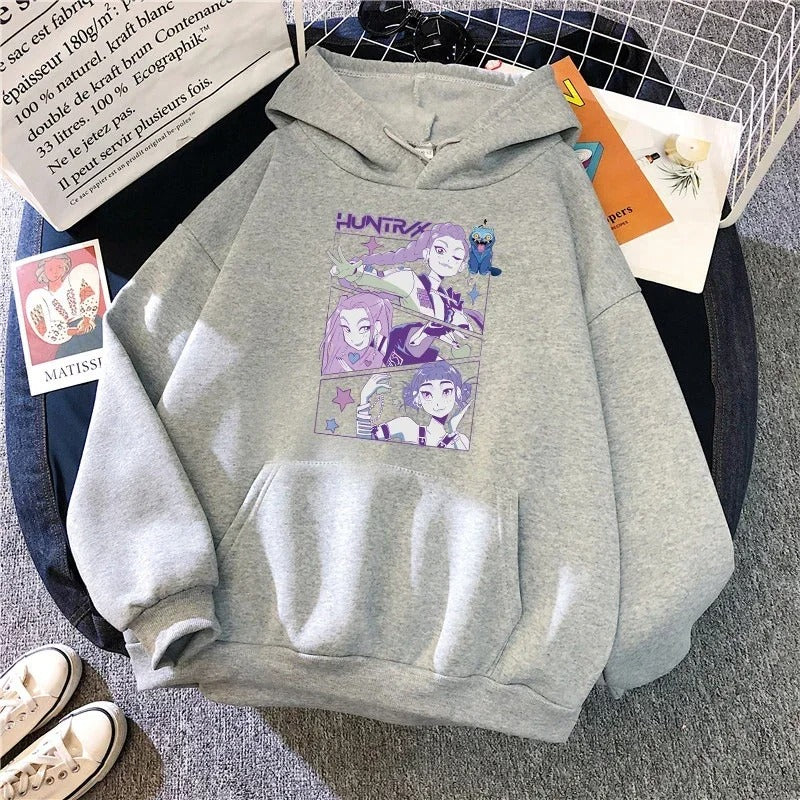 Demon Hunters Zip Hoodie – KPop Y2K