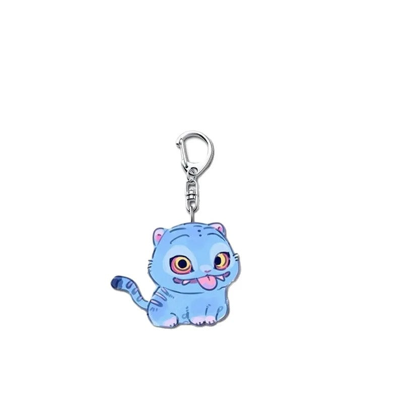 5PCS Tiger KPop Demon Hunters Acrylic Key Chain