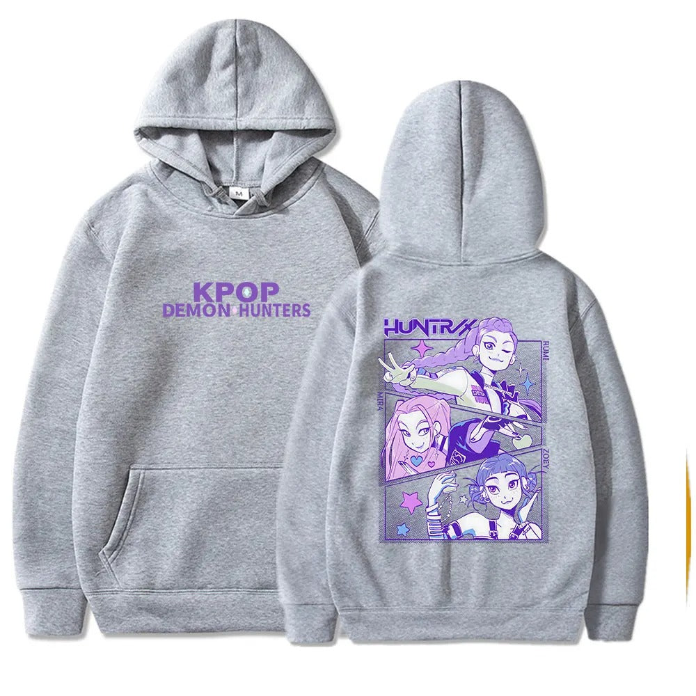 Kpop Demon Hunters Hoodie- Name and Graphic Print
