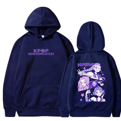 Kpop Demon Hunters Hoodie- Name and Graphic Print