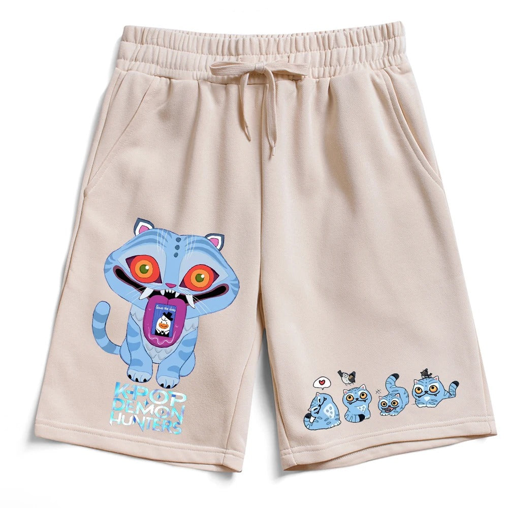 Tiger Kpop Demon Hunters Jogger Shorts