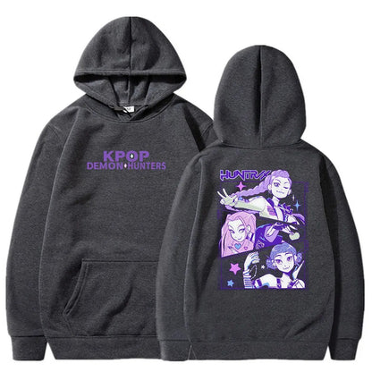Kpop Demon Hunters Hoodie- Name and Graphic Print