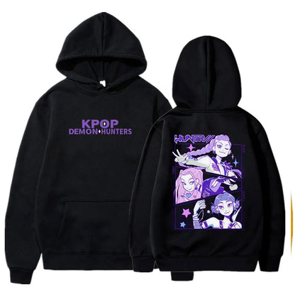 Kpop Demon Hunters Hoodie- Name and Graphic Print