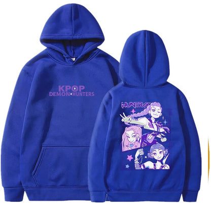 Kpop Demon Hunters Hoodie- Name and Graphic Print