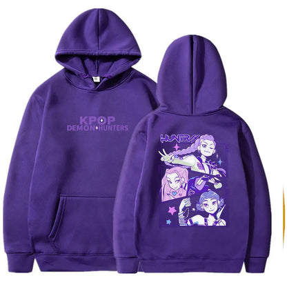 Kpop Demon Hunters Hoodie- Name and Graphic Print