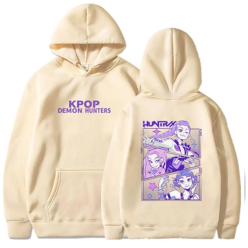 Kpop Demon Hunters Hoodie- Name and Graphic Print