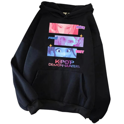 KPop Demon Hunter Hoodie – Mira Rumi Zoey Fan Merch