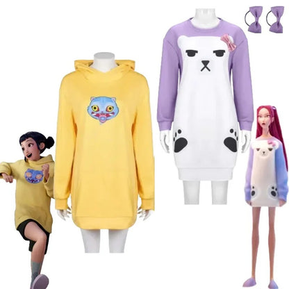 Mira Purple Bear Pajamas Kpop Demon Hunters Outfit