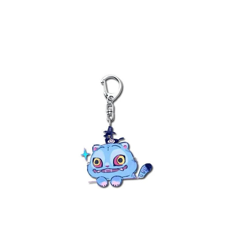5PCS Tiger KPop Demon Hunters Acrylic Key Chain
