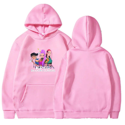 Front Printed  KPop Demon Hunters Hoodie