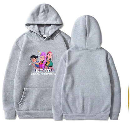 Front Printed  KPop Demon Hunters Hoodie