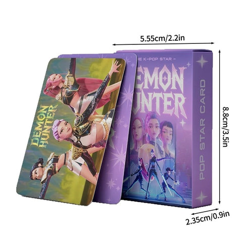 30pcs Kpop Demon Hunters Cards