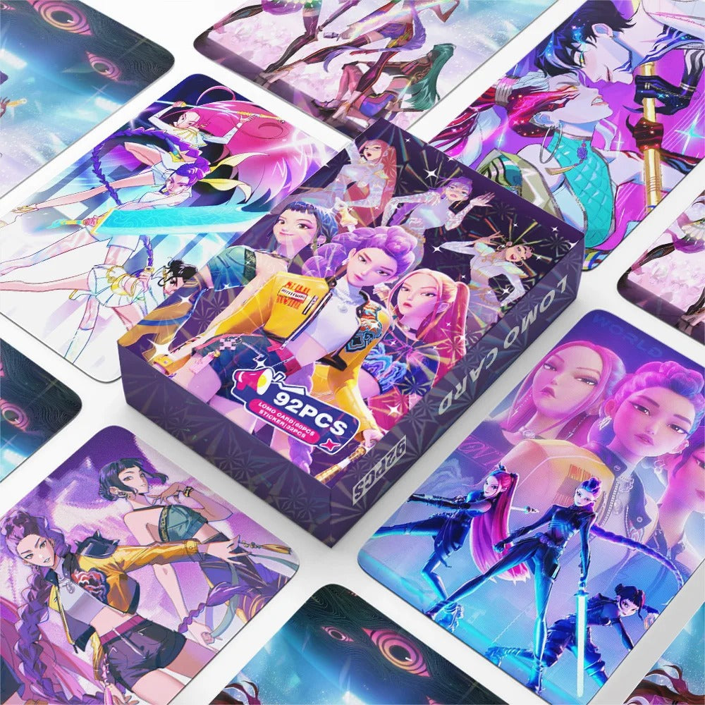 92PCS Huntrix HD Photocards Fans Collection