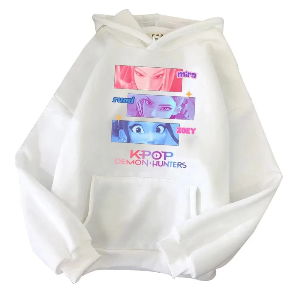 KPop Demon Hunter Hoodie – Mira Rumi Zoey Fan Merch