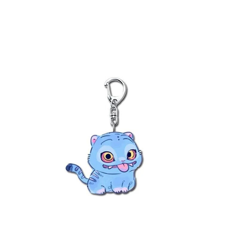 5PCS Tiger KPop Demon Hunters Acrylic Key Chain
