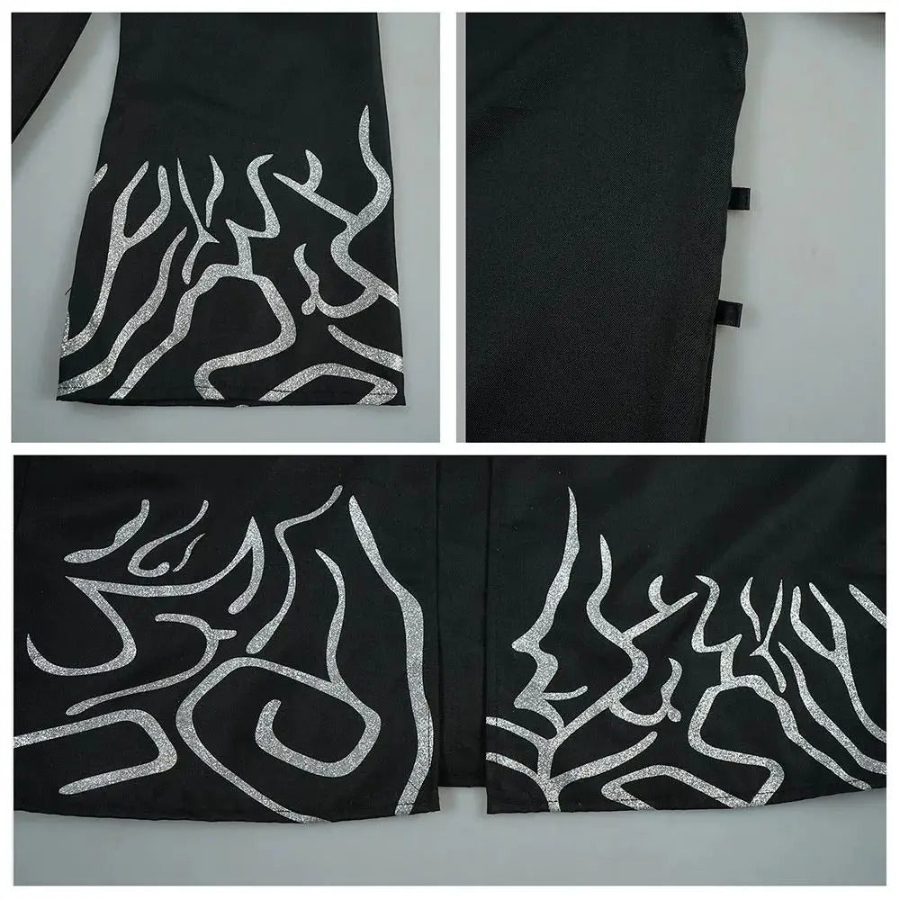 Saja Boys Black Kimono Cosplay Costume Set