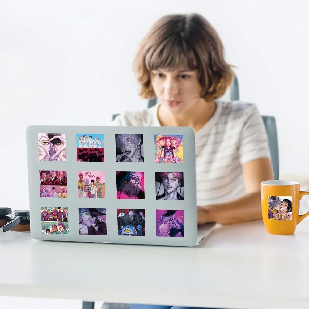 500pcs Waterproof Graffiti KPop Demon Hunters Stickers