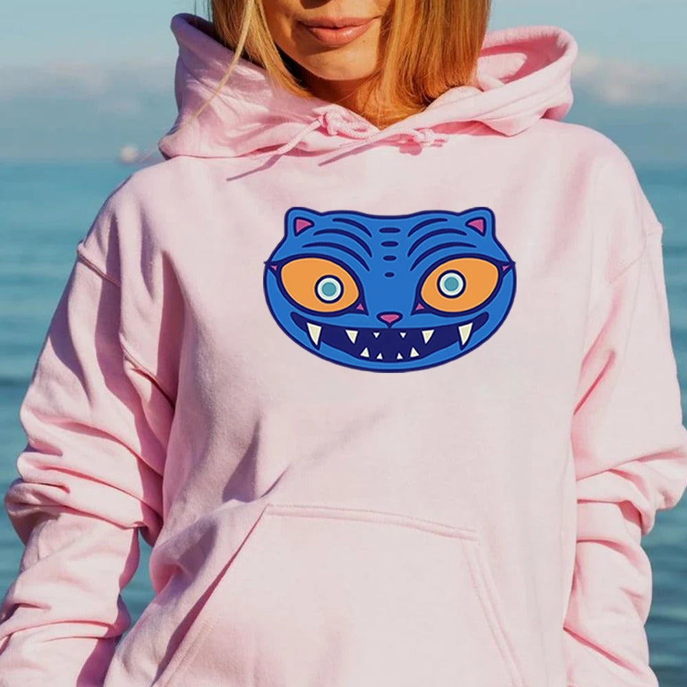 Kpop Demon Hunter - Zoey Derpy Tiger Hoodie
