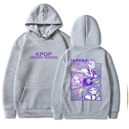Kpop Demon Hunters Hoodie- Name and Graphic Print