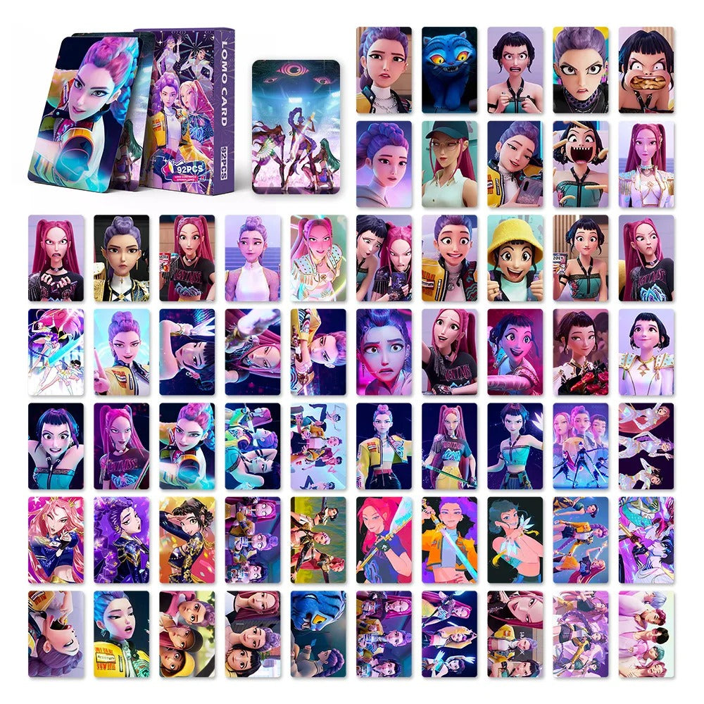 92PCS Huntrix HD Photocards Fans Collection