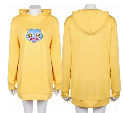Kpop Demon Hunters Zoey Yellow Sweatshirt Outfit