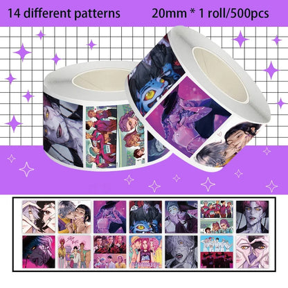 500pcs Waterproof Graffiti KPop Demon Hunters Stickers