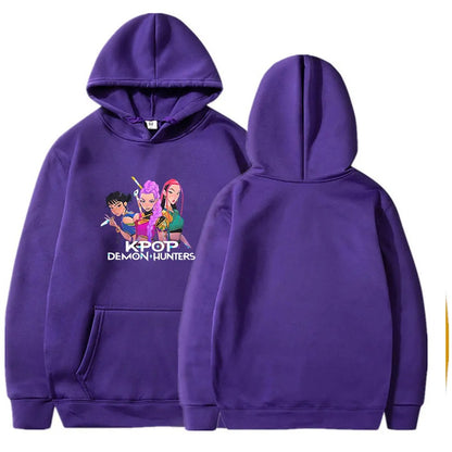 Front Printed  KPop Demon Hunters Hoodie